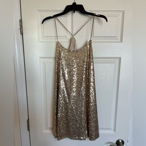 Gianni Bini Gold Sequin Dress